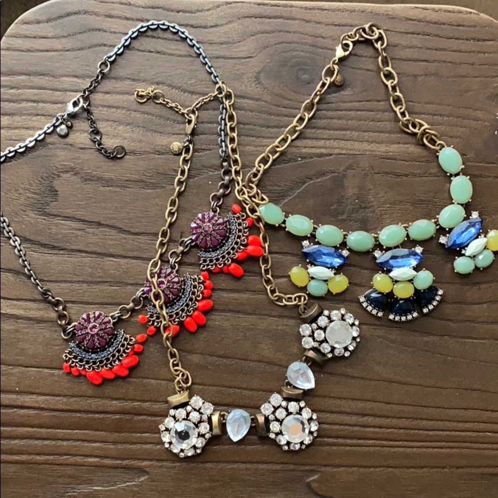 J crew statement necklace lot